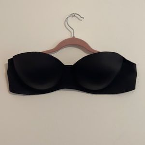 Black Strapless Bra